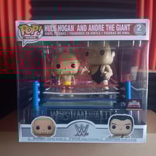 Funko POP WWE Hulk Hogan vs Andre the Giant 2 Pack with Ring Exclusive Set New