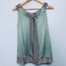 BCBGMaxazria Striped Halter Silk Top S