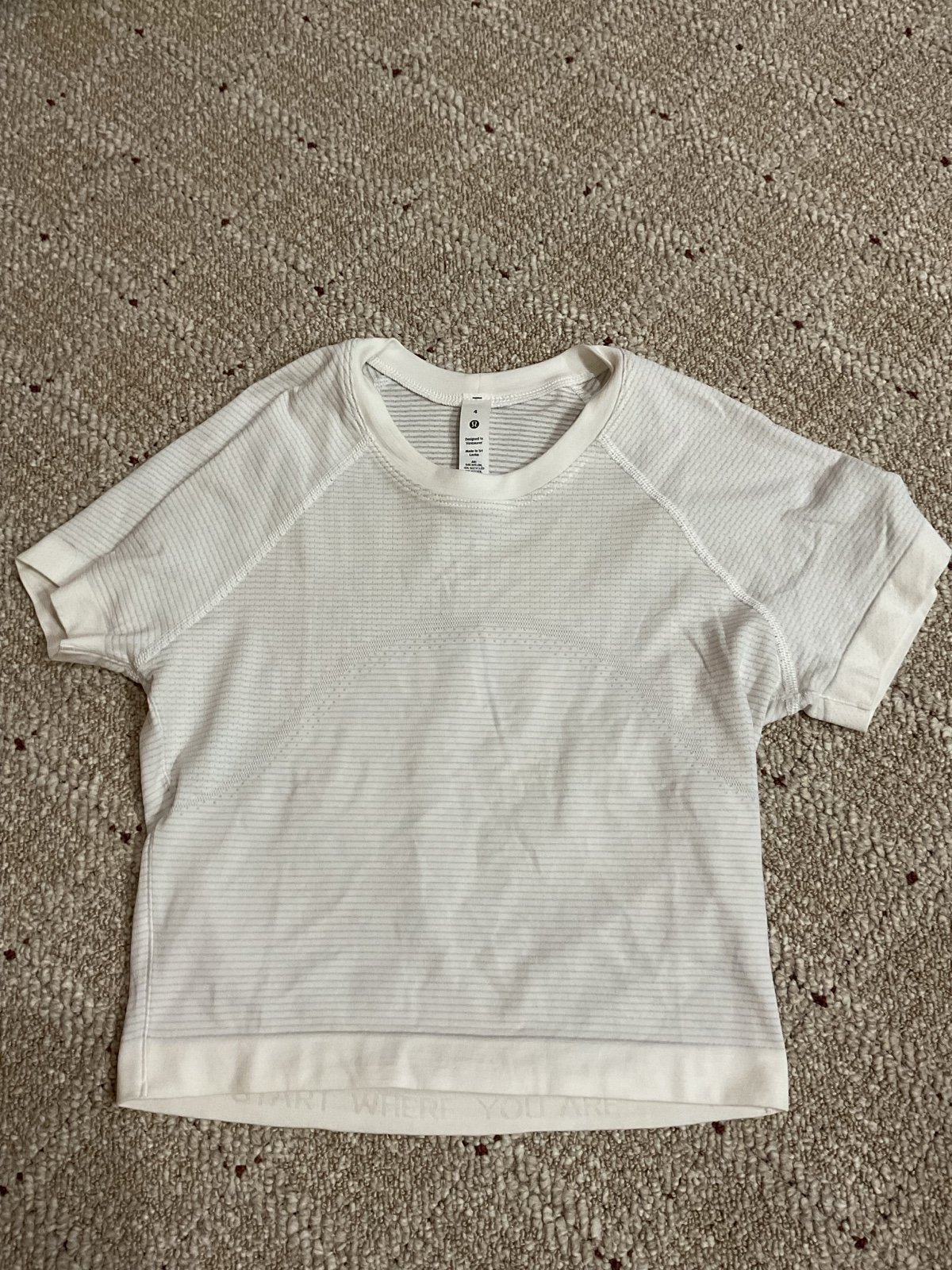 Lululemon swiftly tech cropped 2.0