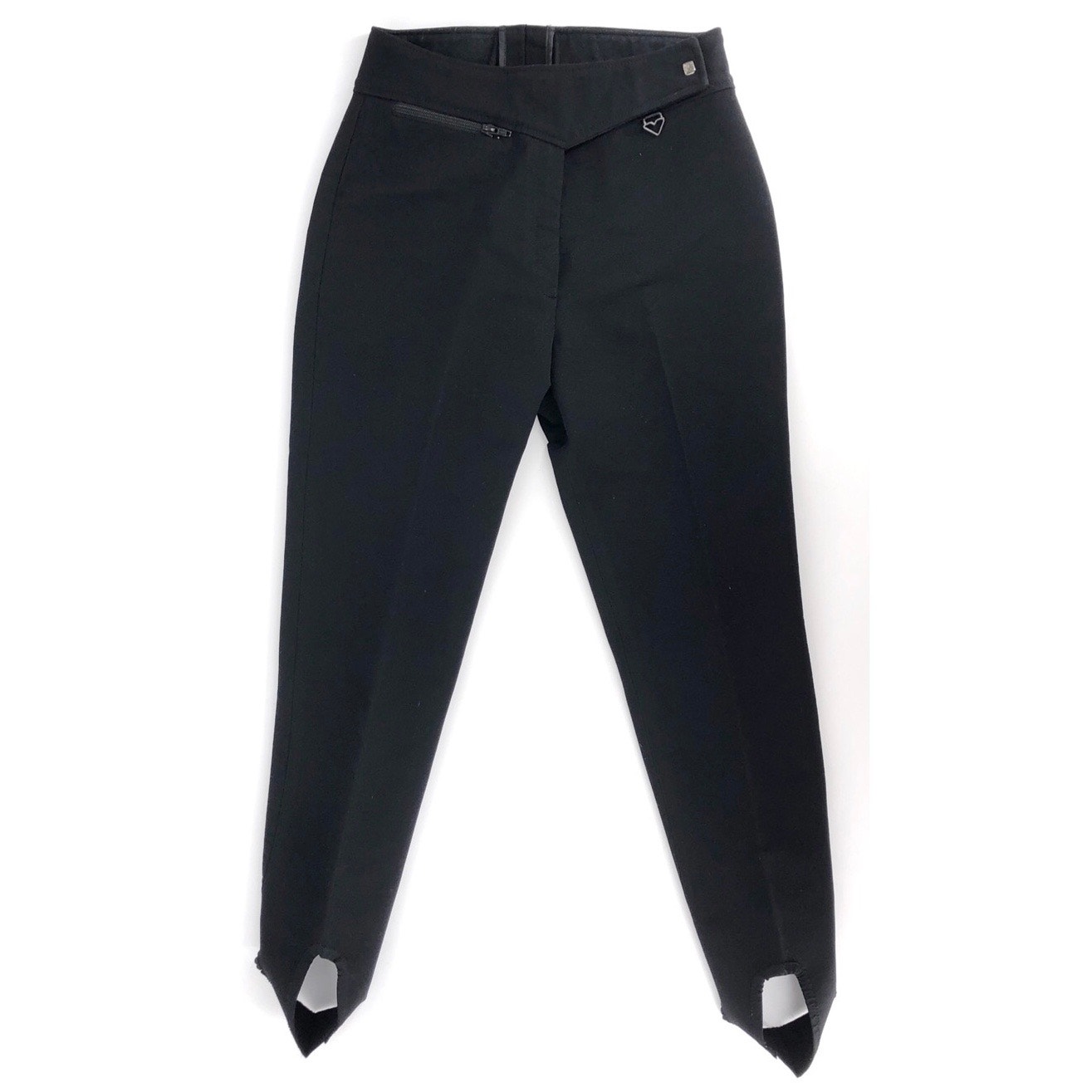 90s Obermeyer black stirrup ski pants 1990s vintage