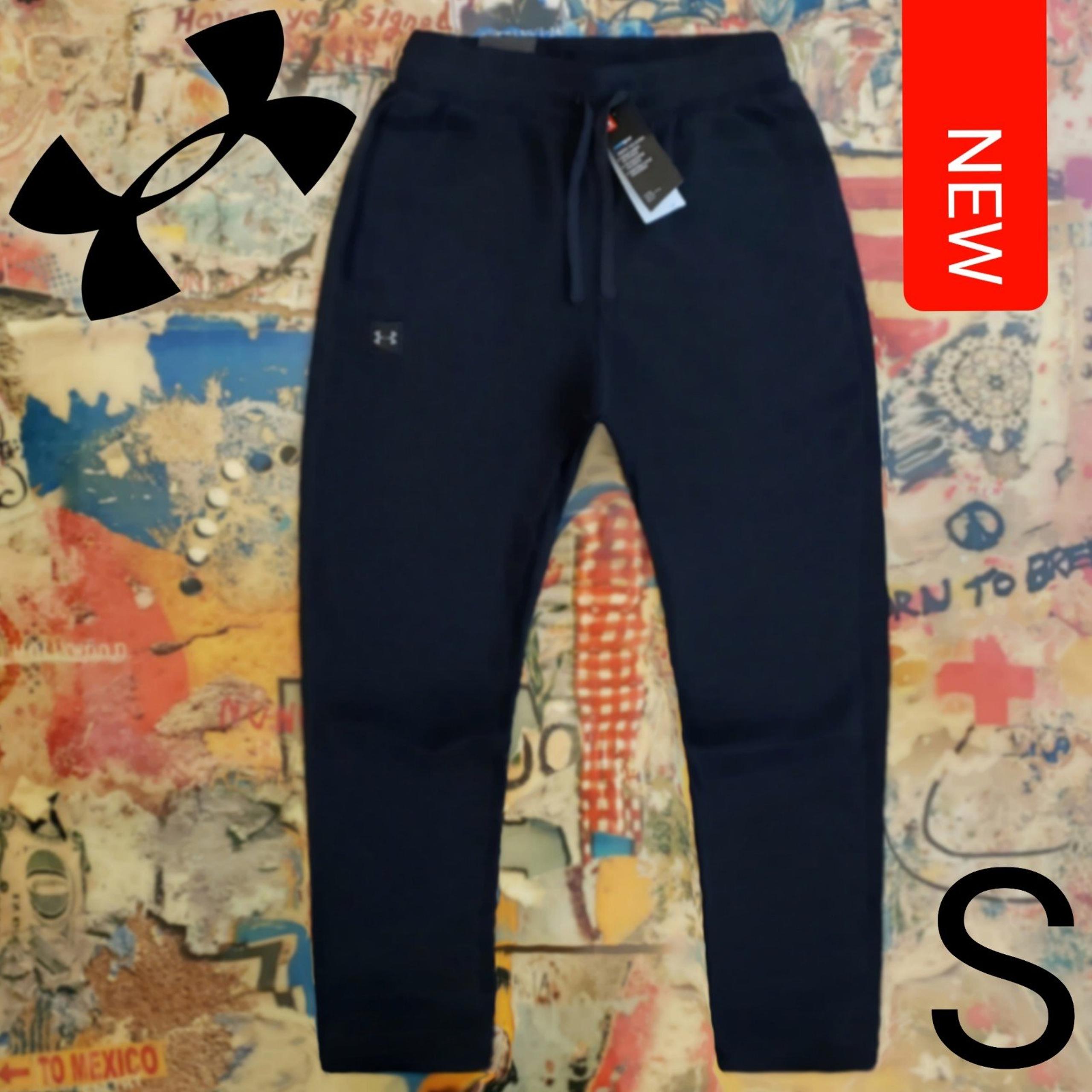 $60 New Under Armour Mens Fleece Sweatpants! S