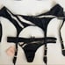 Agent provocatuer garter and thong