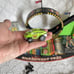 2003 Takara FUNRISE Penny Racers Amazement Park Stunt Set #04780 Toy Green Car