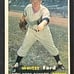 1957 Topps Whitey Ford #25 HOF - No creases or wrinkles