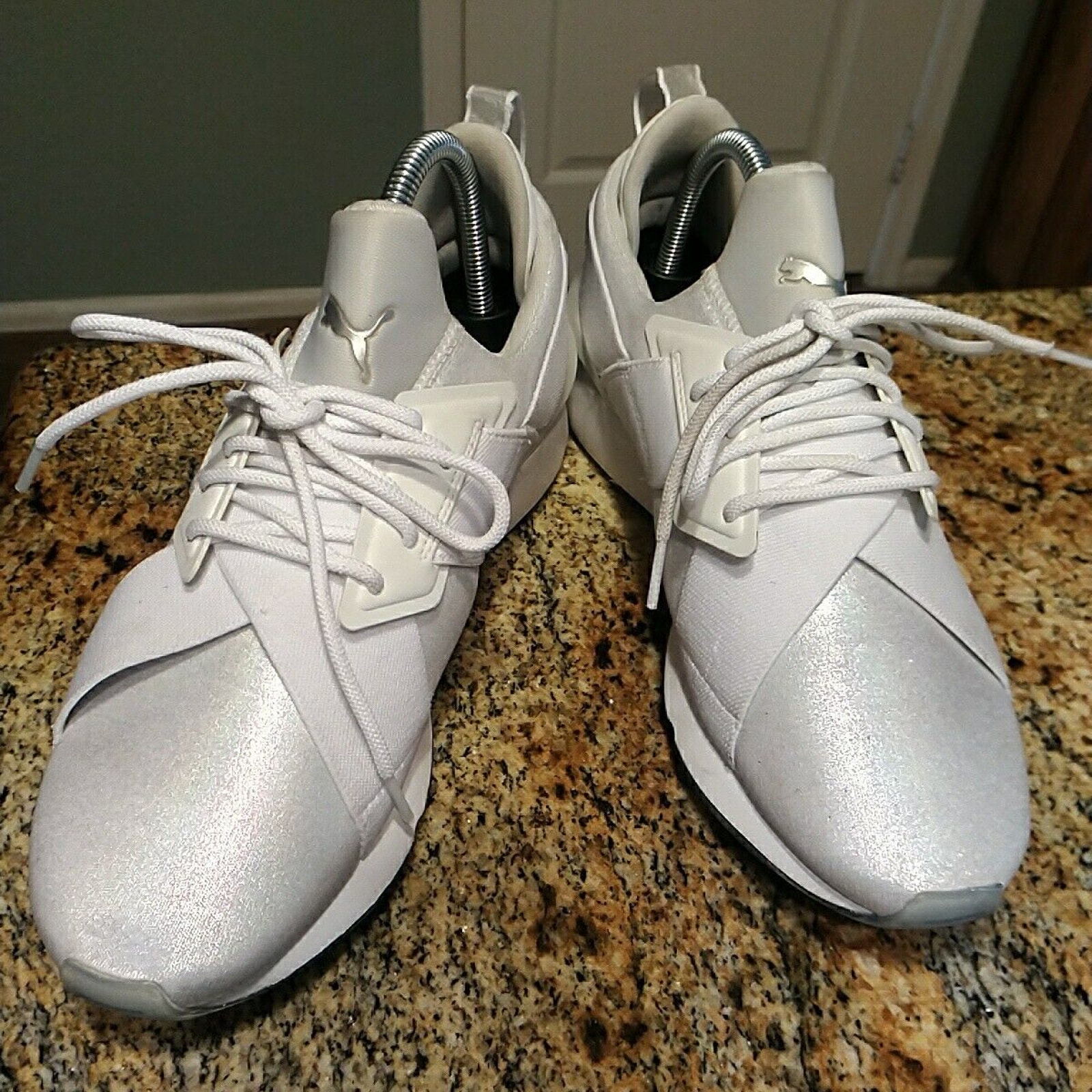 PUMA 36677701 Women's White Muse Ice Sneaker Size 9.5 US Running Walking