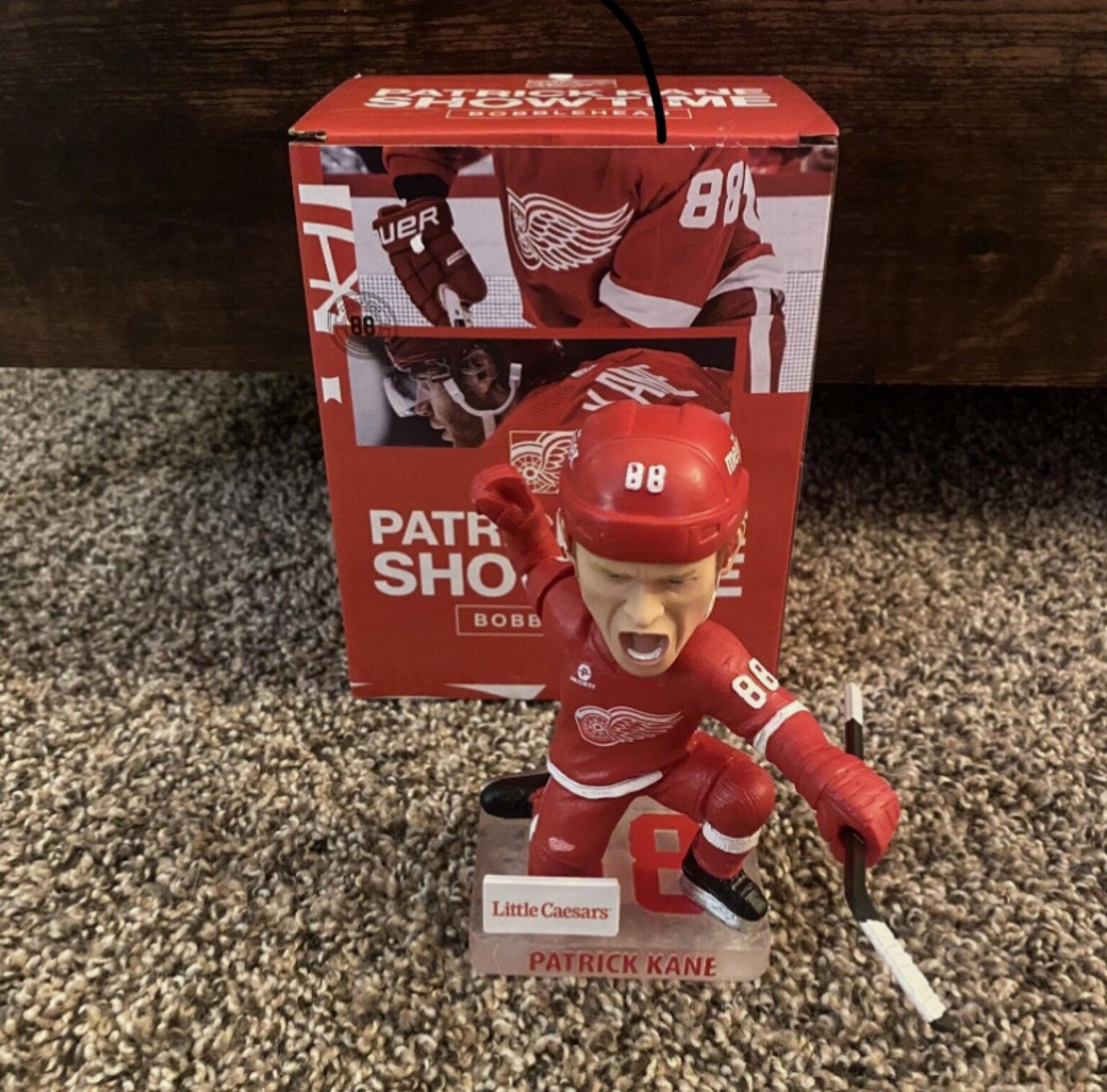 New Patrick Kane Showtime Bobblehead Detroit Red Wings 1/7/2025 SGA