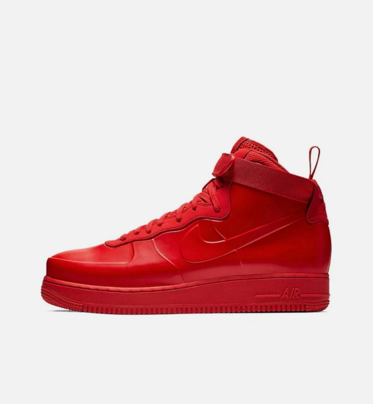 Red Foamposite Air Force ones