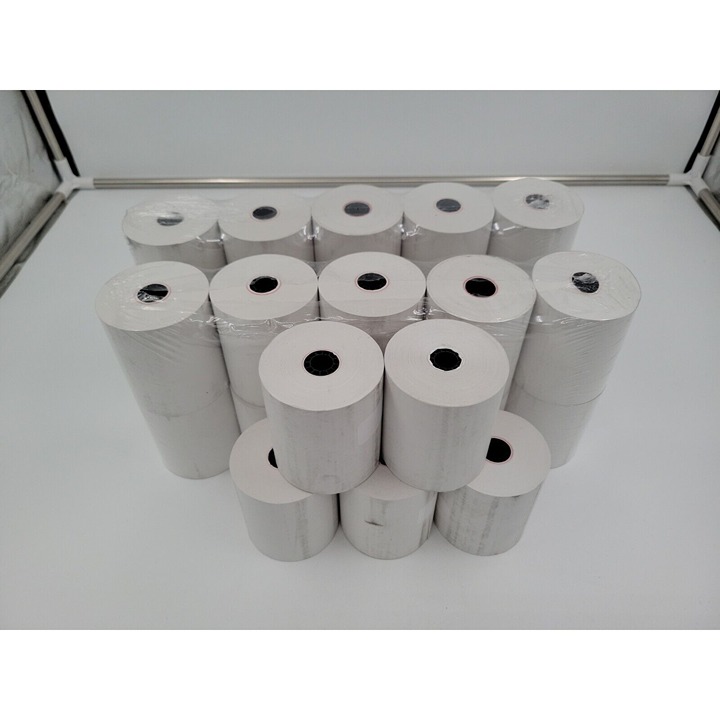 3 1/8 x 230' Thermal Paper Roll, For Cash Register POS 25 ROLLS BPA FREE Rolls
