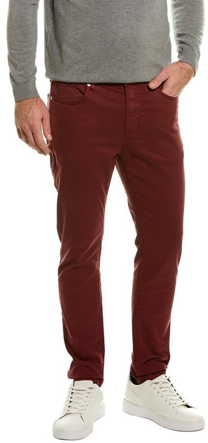 Hudson Ace Burgundy Skinny Jean