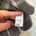 PAIGE Men's Everett Plaid Brushed Cotton Blend Button Down Shirt Size Medium