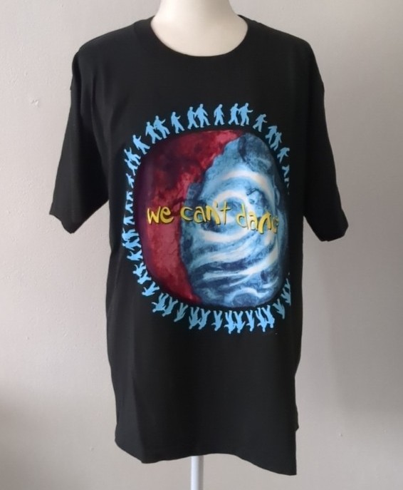 VINTAGE 1992 Genesis We Cant Dance Band Tour Shirt Size Extra Large XL Black