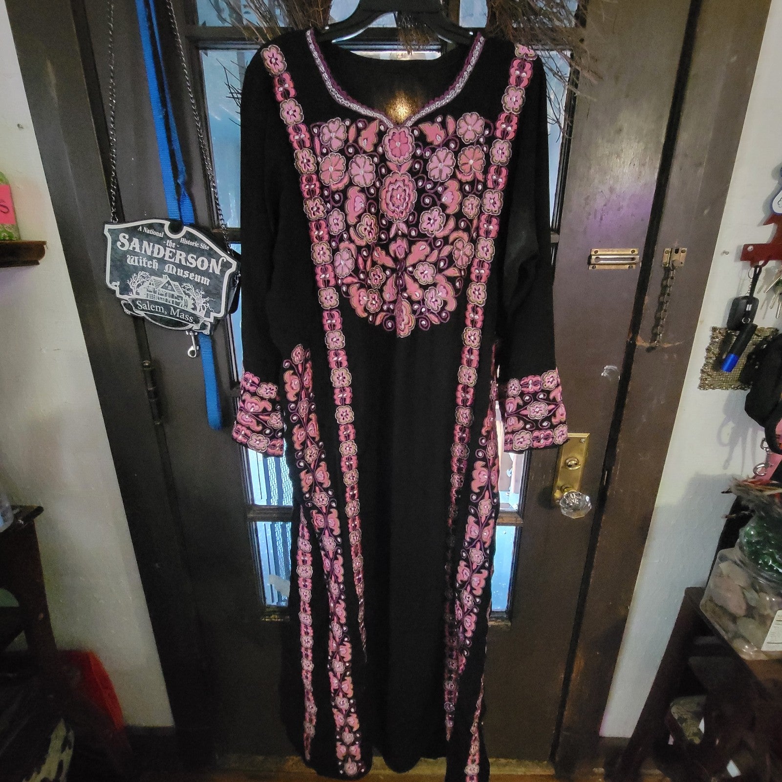 Embroidered Thobe Traditional Caftan Dress Made in Jordan