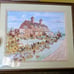 Pressed Flowers Watercolor Painting SIGNED Matted & Framed