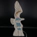 Vintage Native American Southwestern Pueblo Eagle Ceramic Lamp 17” Tall 8” Wide