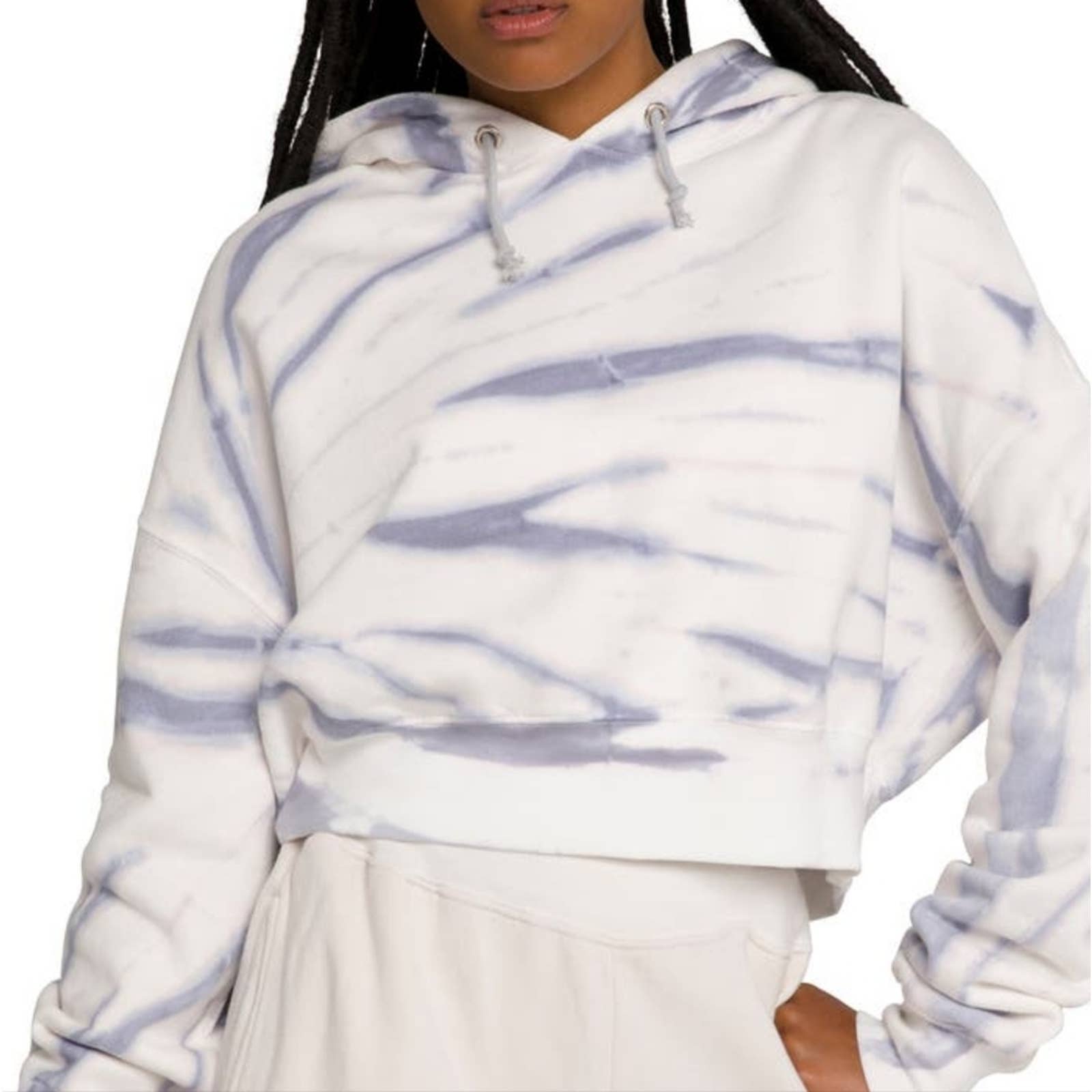 Good American Tie Dye Hoodie Sweatshirt S NWT