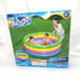 Childrens Inflatable Pool 62x18 Kids Swimming Pools Outdoor Water Fun Play Ring