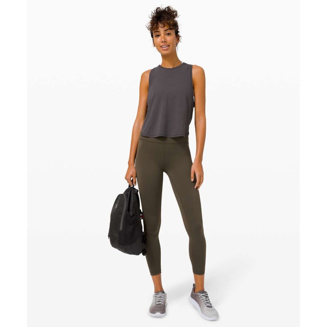 Lululemon Wunder Train High-Rise Tight/Leggings 25 Size 16 NWT Dark Olive