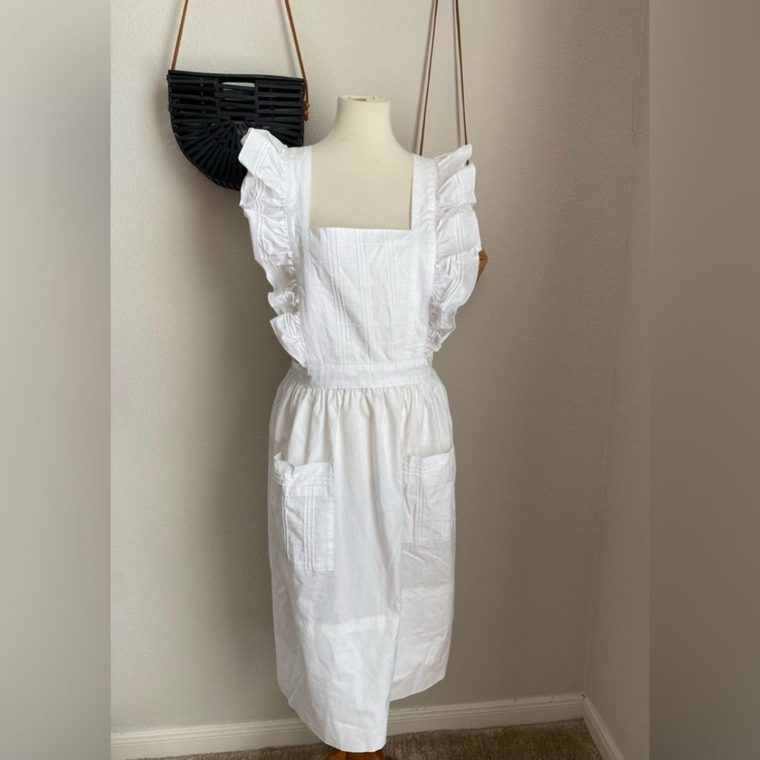 Ruffle Handmade Apron, Pockets