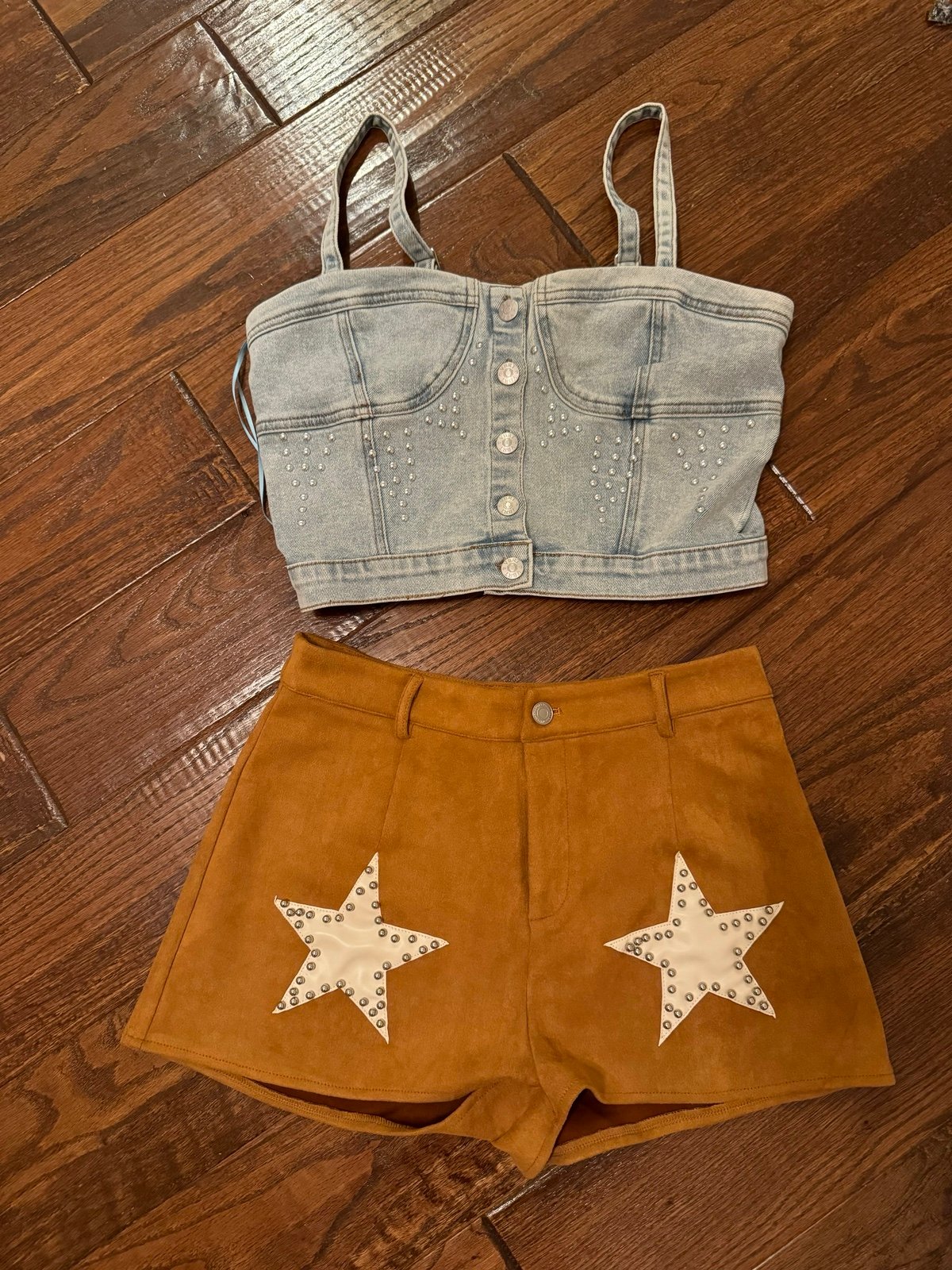 Boutique shorts and tank set