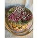 Vintage 1950s 60s Woven Straw Basket Box Purse Handbag Raffia Strawberry
