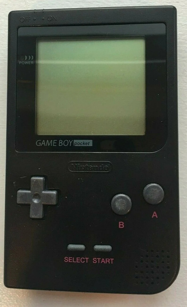 Authentic Nintendo Gameboy Pocket - Black - 100% OEM
