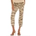 Nili Lotan Cropped French Military Pant Khaki Tiger Camo Size 2