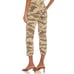 Nili Lotan Cropped French Military Pant Khaki Tiger Camo Size 2