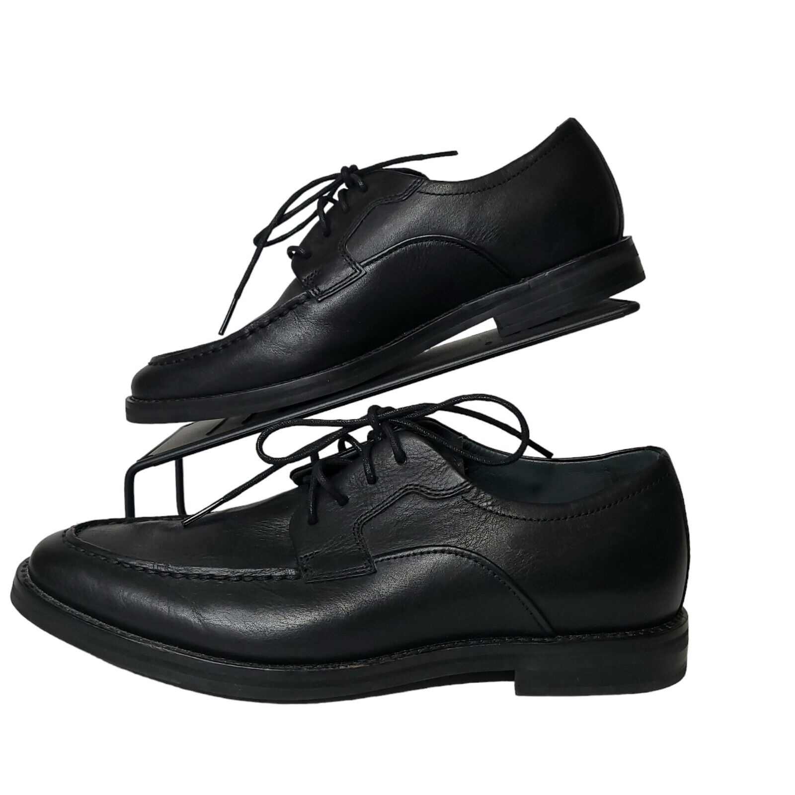 Sperry Gold Cup Black Leather Oxford Derby Men's Size 8 Lace Up Dress Shoes