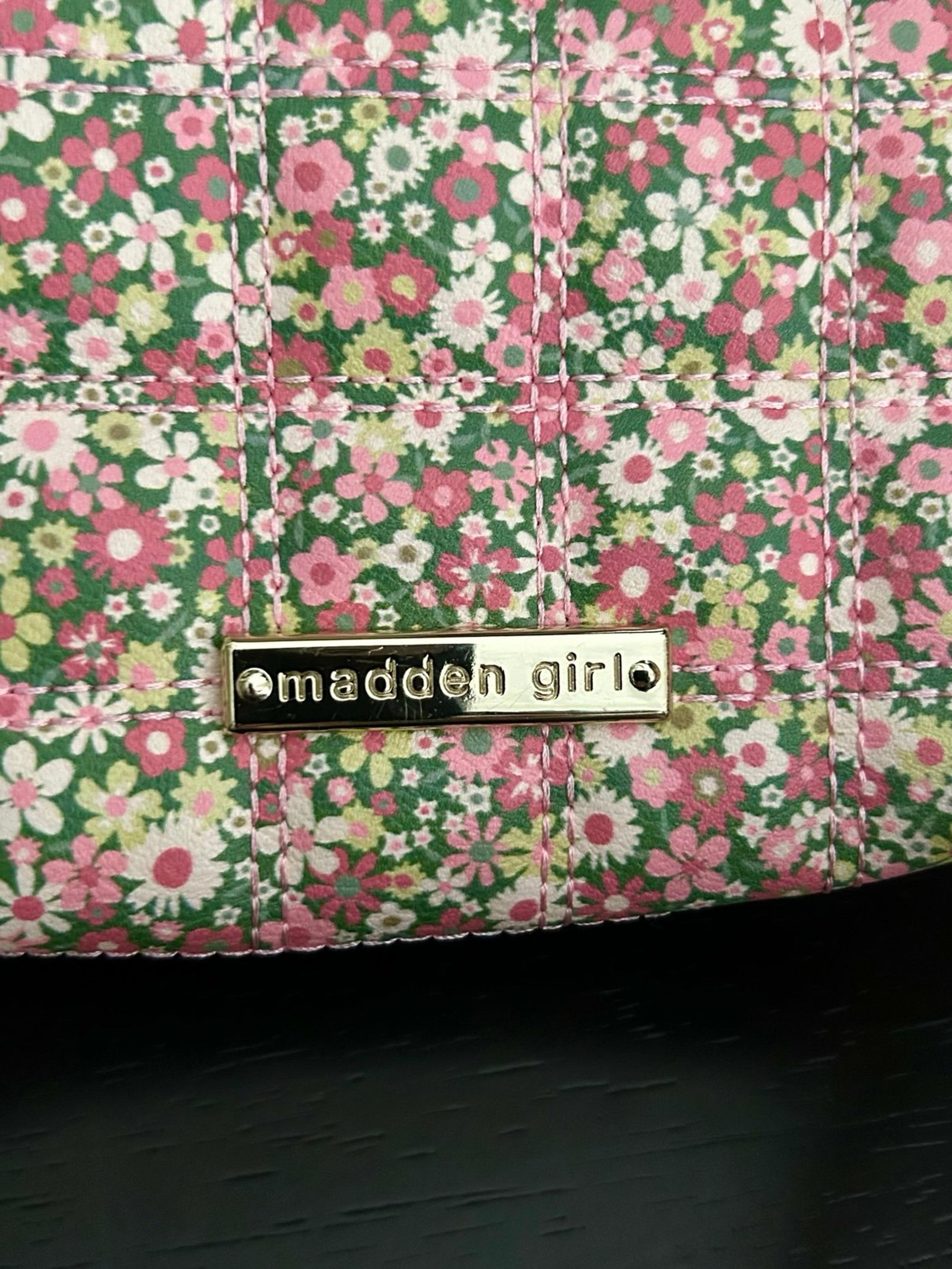 Madden Girl Pink Floral Mini Crossbody Bag  shabby Chic.