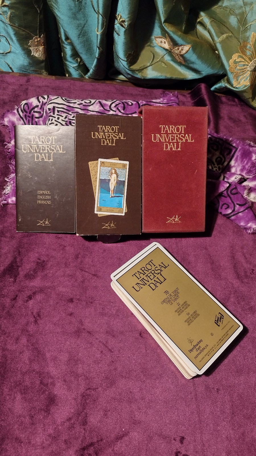 Dali Tarot 1984 Gold Gilded Edges *mint condition*