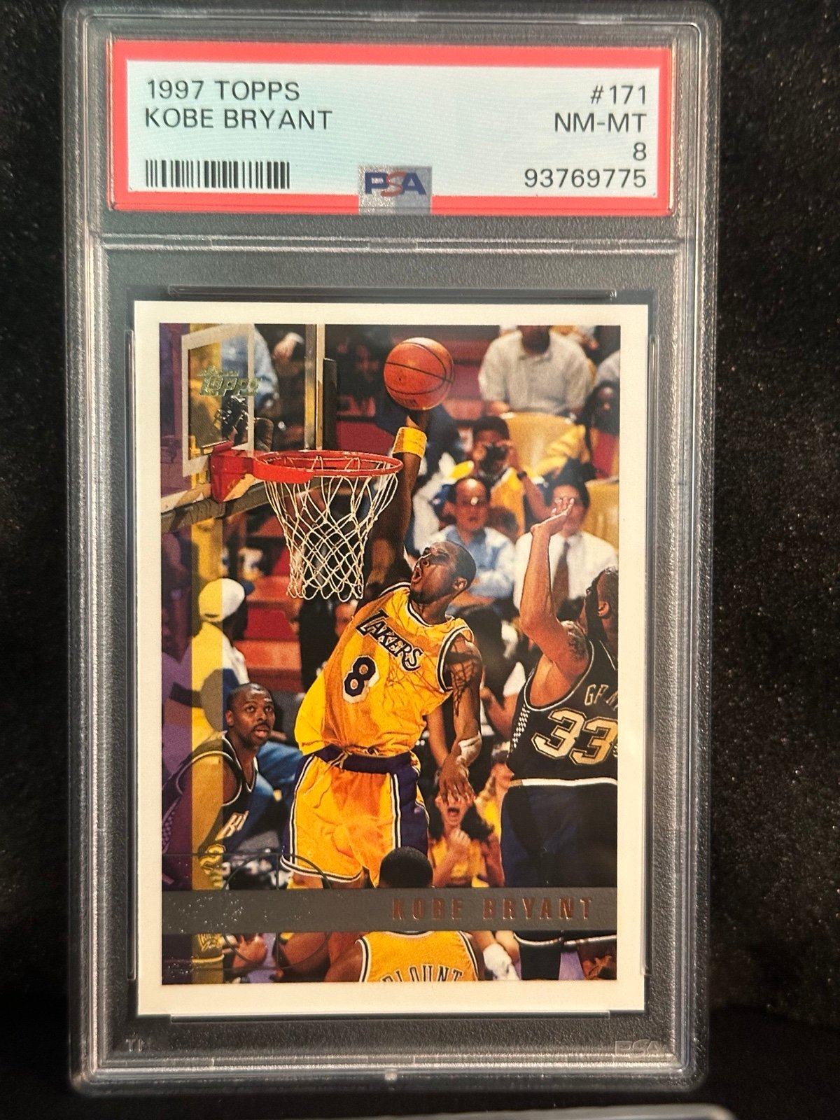 1997-98 season 2nd year of Kobe Bryant’s HOF Career Topps 1997