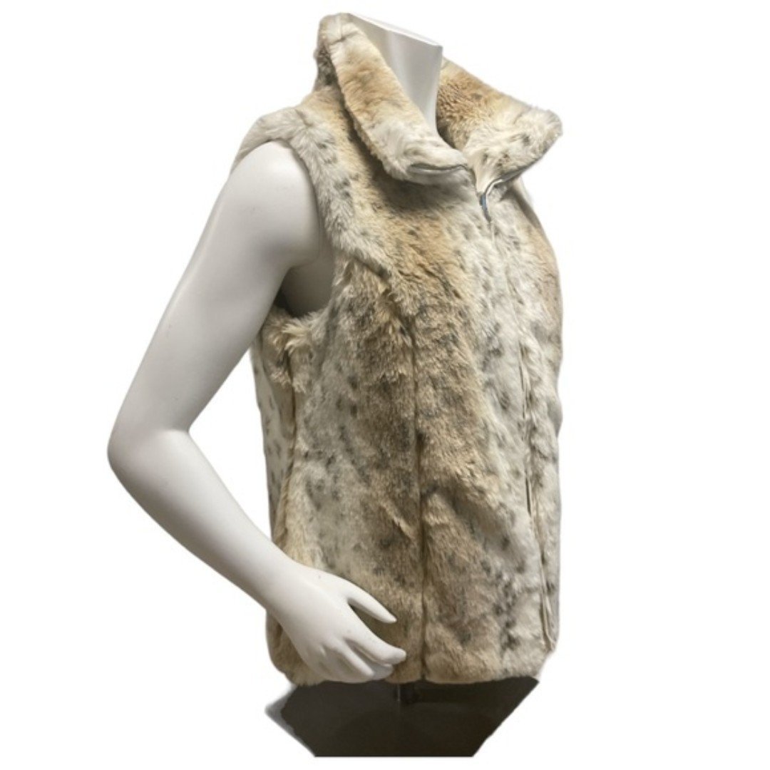 Multiples Collection: Faux Fur Outer Shell Vest | Size Medium EUC