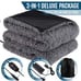 FACTORY SEALED Zone Tech Sherpa Fleece Travel Blanket, 59” x 43”, Heated