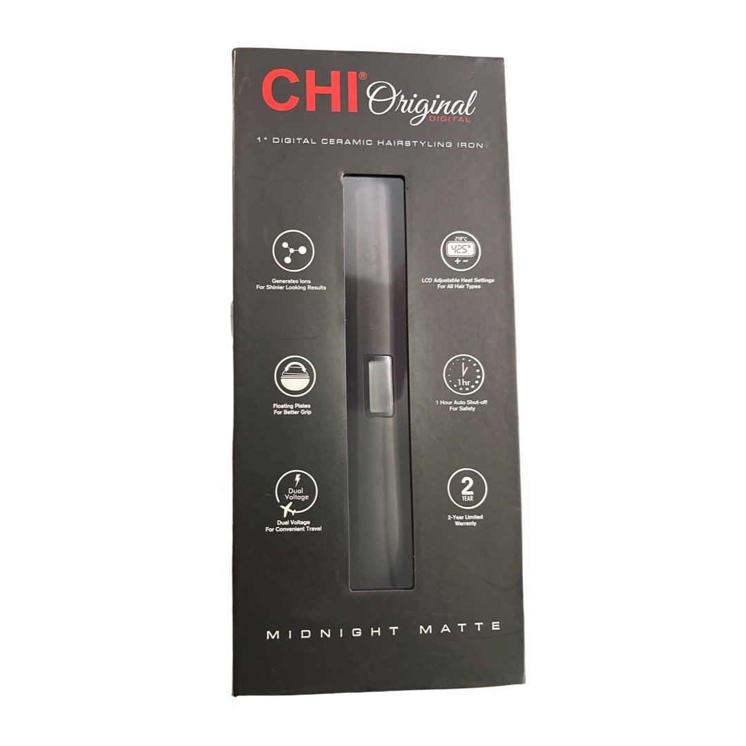 CHI Original 1 Digital Ceramic Hairstyling Iron - Midnight Matte