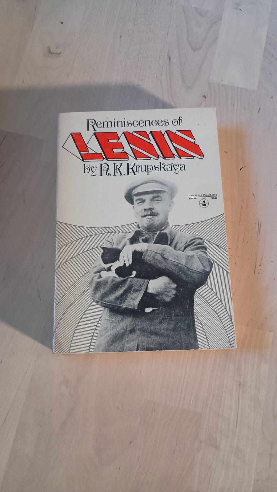 Reminiscences of Lenin by N.K. Krupskaya (1970 Paperback) Memoir, History