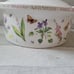 Portmeirion Wildflower Meadow Oven/Dishwasher Safe Ceramic Lidded Dish With Bird