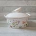 Portmeirion Wildflower Meadow Oven/Dishwasher Safe Ceramic Lidded Dish With Bird