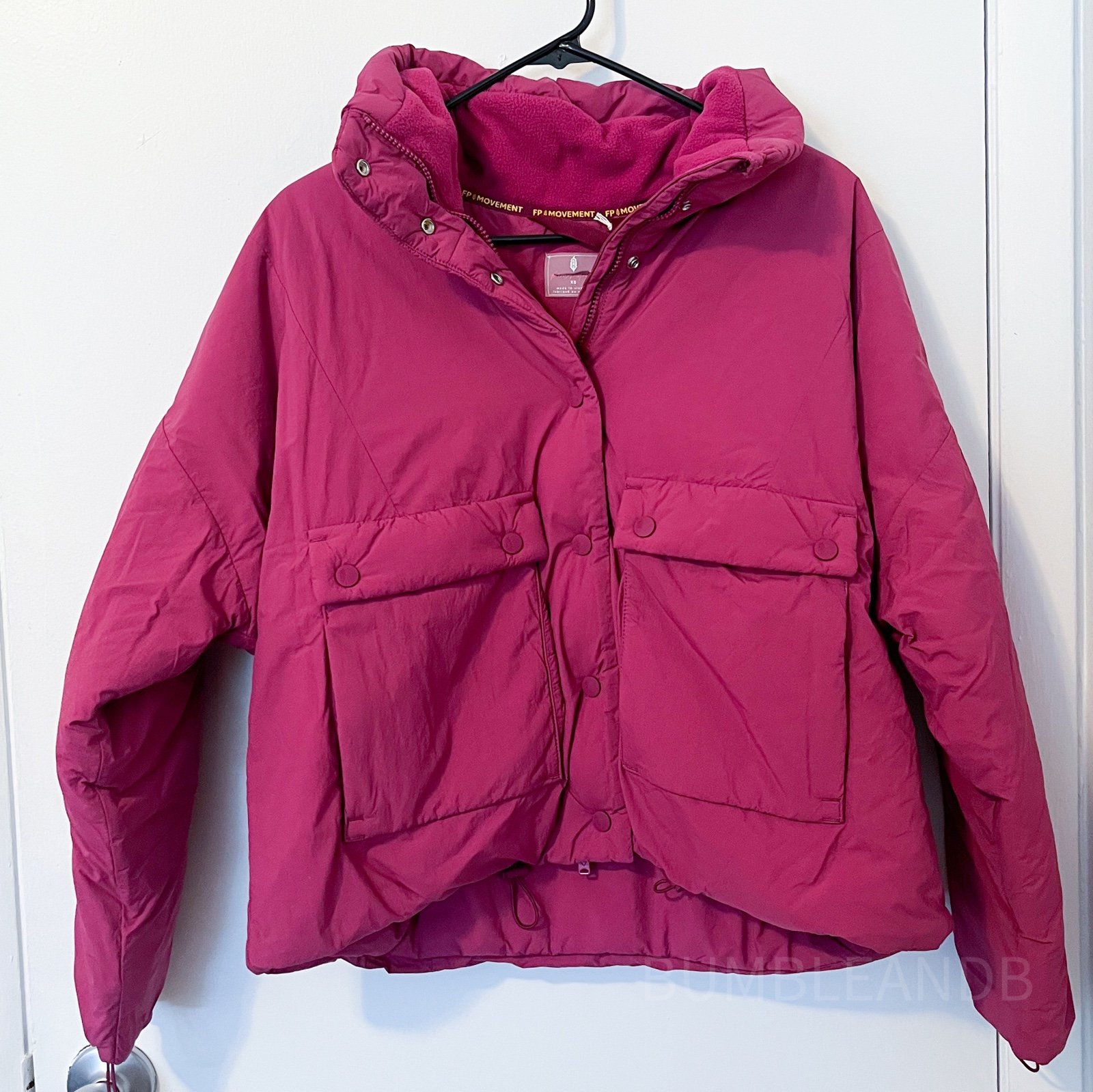 NWOT FP Movement Phoebe Packable Puffer Jacket Aubergine
