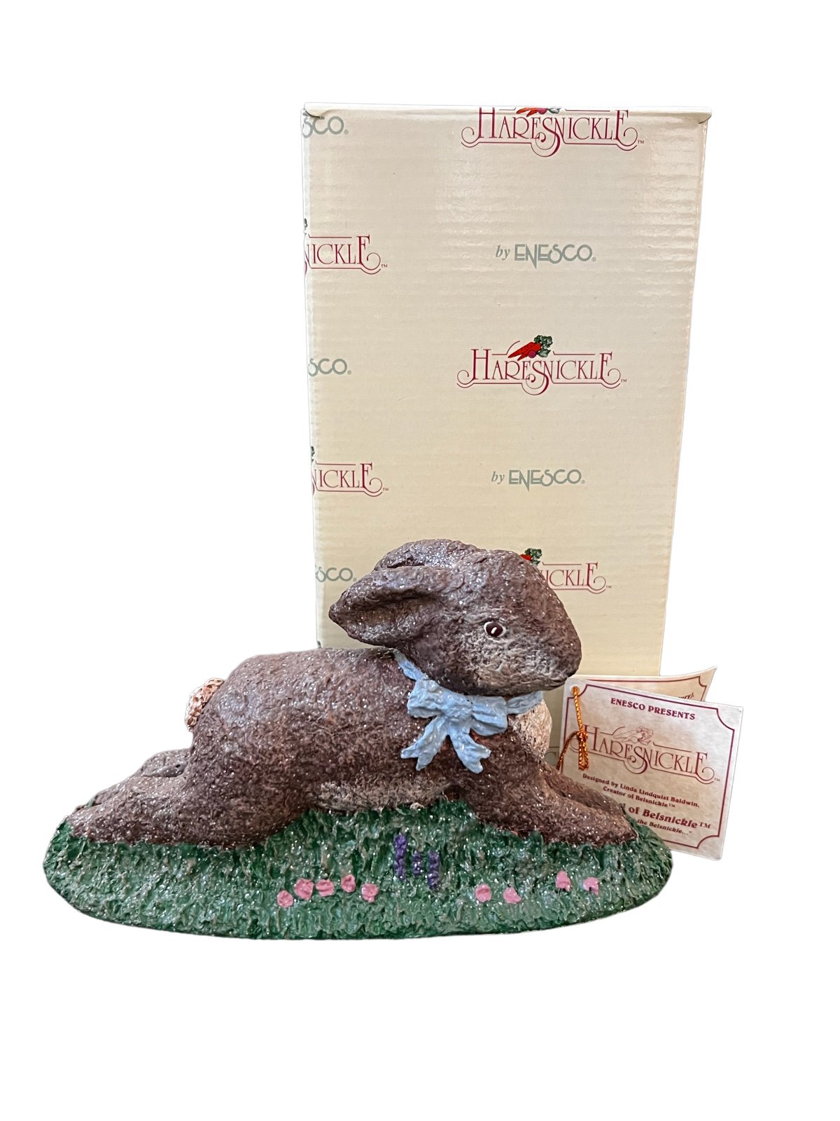 Vintage 1997 Haresnickle Linda Lindquist Baldwin Rabbit Figure NIB