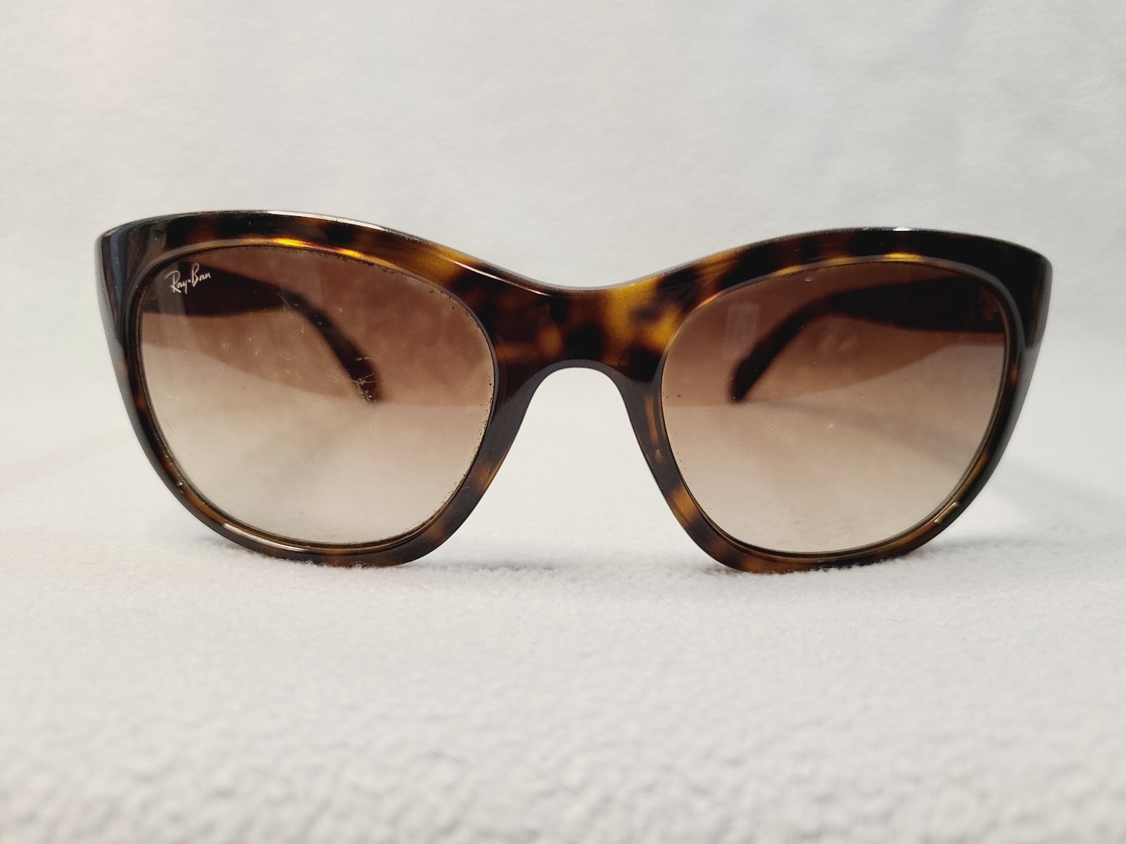 Ray Ban 'Jackie O' sunglasses rb4216 710/13 tortoise Made in Italy FRAME ONLY