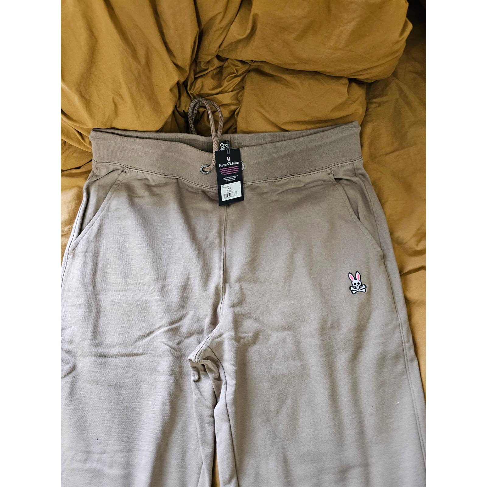 NWT Psycho Bunny MENS FRENCH TERRY KNIT outlet SWEATPANTS Size M