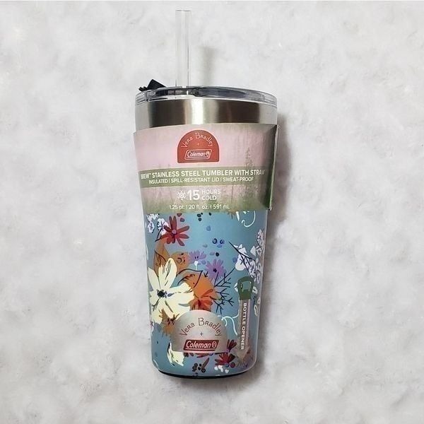 Vera Bradley + Coleman 20oz Brew Stainless Steel Vacuum Insulated Tumbler