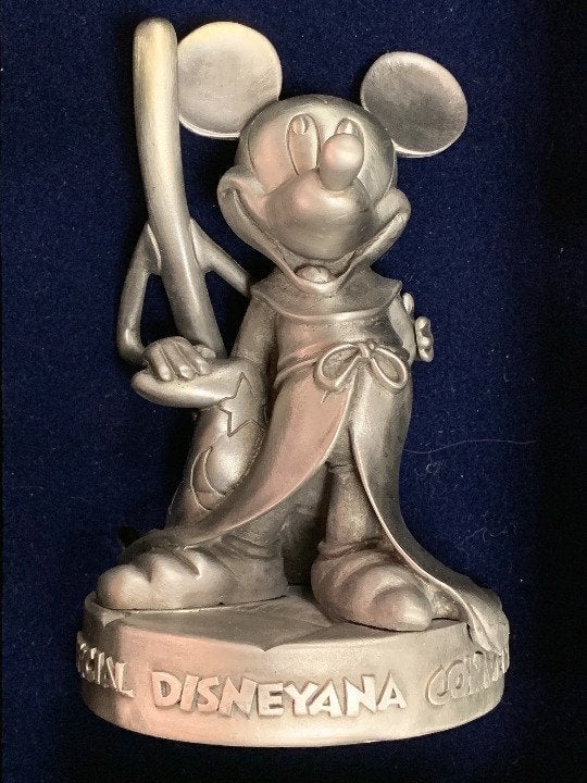 Disneyana Pewter Mickey Sorcerer Figure
