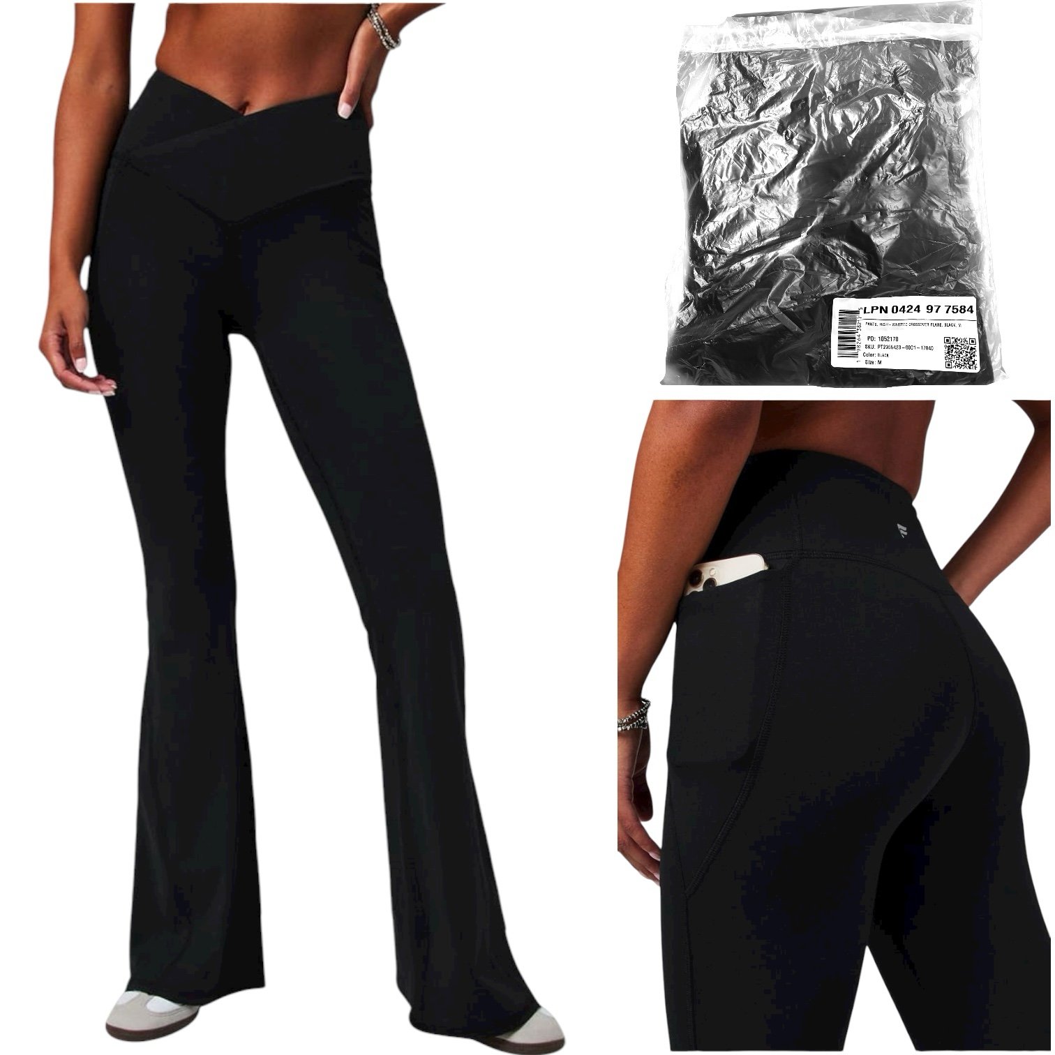 Fabletics PureLuxe Cross Waist Yoga Pants NEW