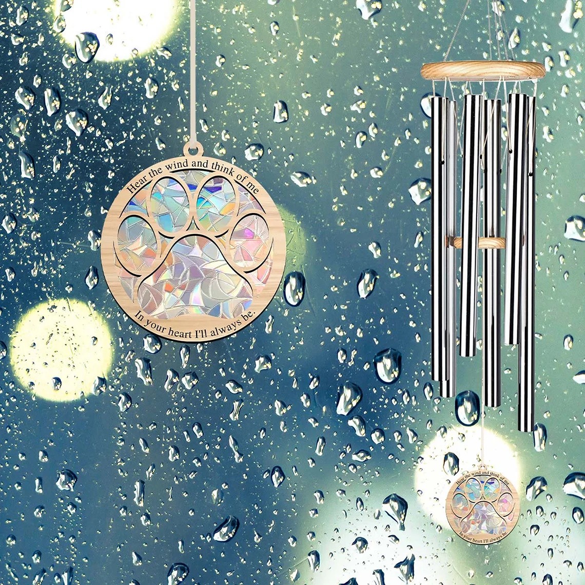 Dyed wind chimes, window decoration wind chimes