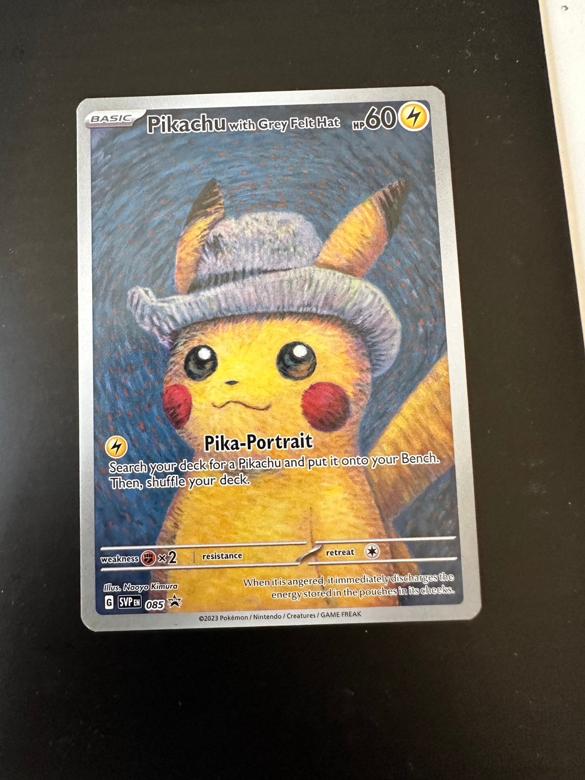 Pokemon - Pikachu with Grey Felt Hat