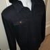 DELUXE ORIGINAL Men's Black Hoodie Jean Jacket size L *NWT*