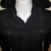DELUXE ORIGINAL Men's Black Hoodie Jean Jacket size L *NWT*