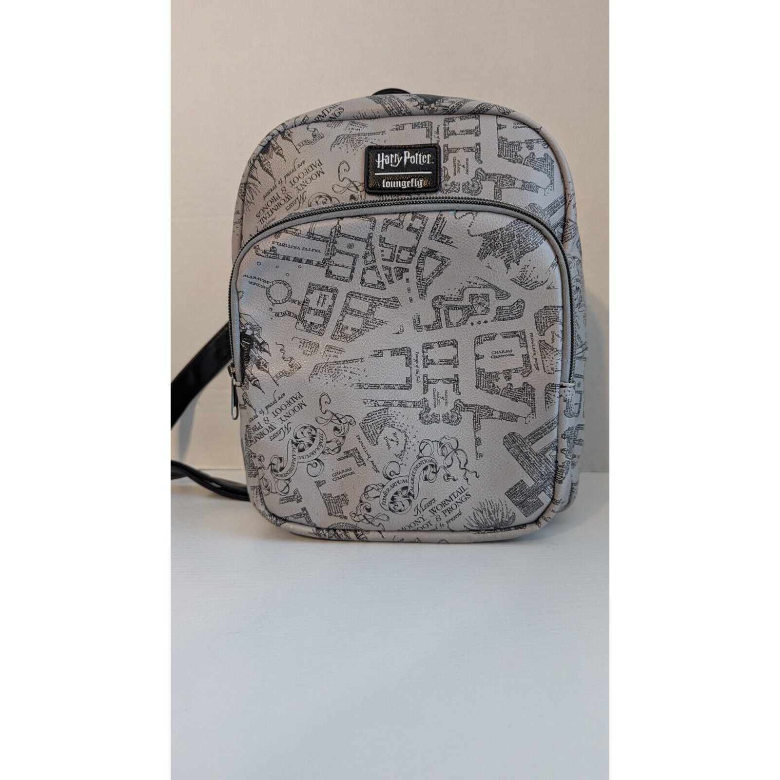 Loungefly Harry Potter Marauder's Map Pattern Mini Backpack Bag- Pre Owned