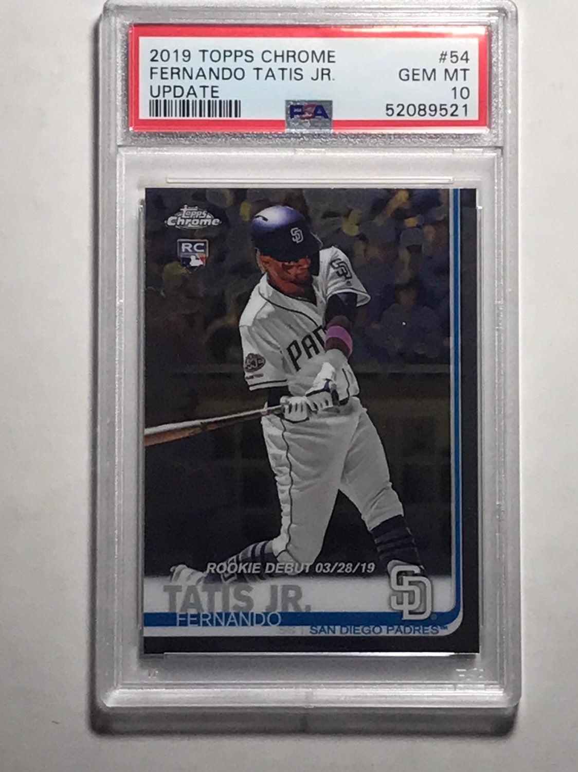 Fernando Tatis Rookie PSA GEM MINT 10